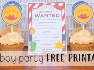 Cowboy Themed Birthday Party FREE PRINTABLE'S - The Supermoms Club