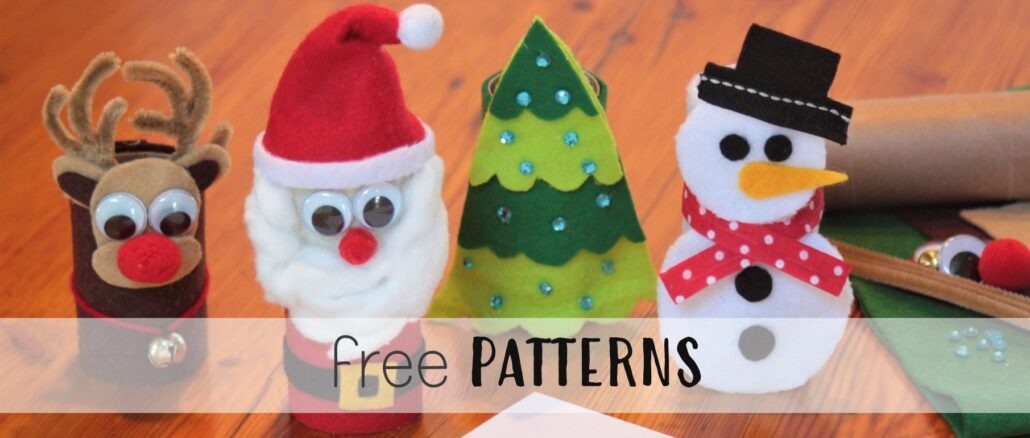 Cute Christmas Puppet Patterns FREE Printable - The Supermoms Club