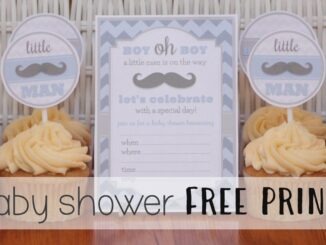 Little Man Themed Baby Shower FREE PRINTABLE'S - The Supermoms Club