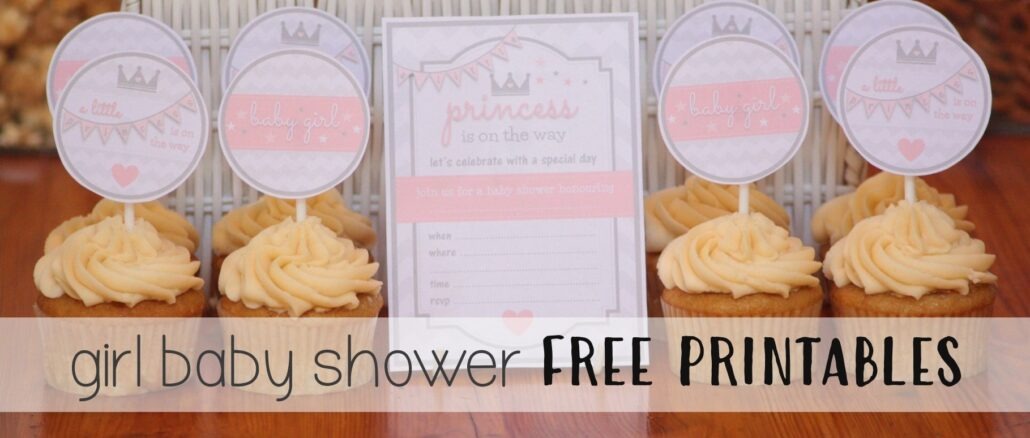 Free printable baby sale shower cupcake toppers