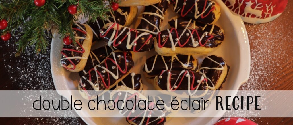 Double Chocolate Éclair Recipe - thesupermomsclub.com