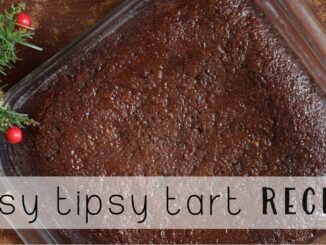 Easy Tipsy Tart Recipe by thesupermomsclub.com