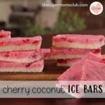 Cherry Coconut Ice Recipe - thesupermomsclub.com