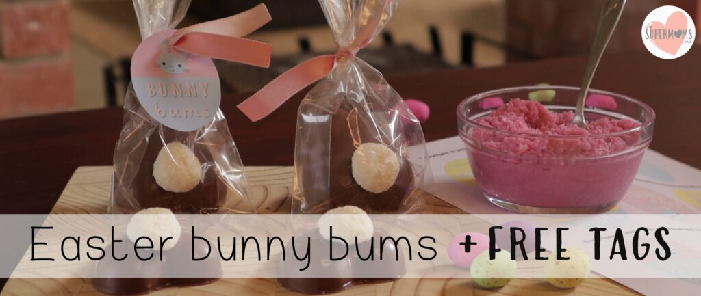 Easter Bounty Bunny Bums Recipe + FREE EASTER TAGS - thesupermomsclub.com