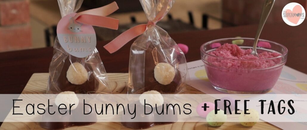 Easter Bounty Bunny Bums Recipe + FREE EASTER TAGS - thesupermomsclub.com