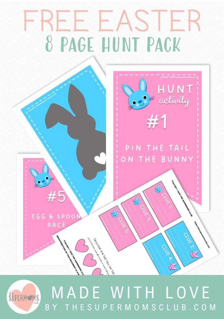 FREE Easter Hunt Printables – 33 Pages - The Supermoms Club